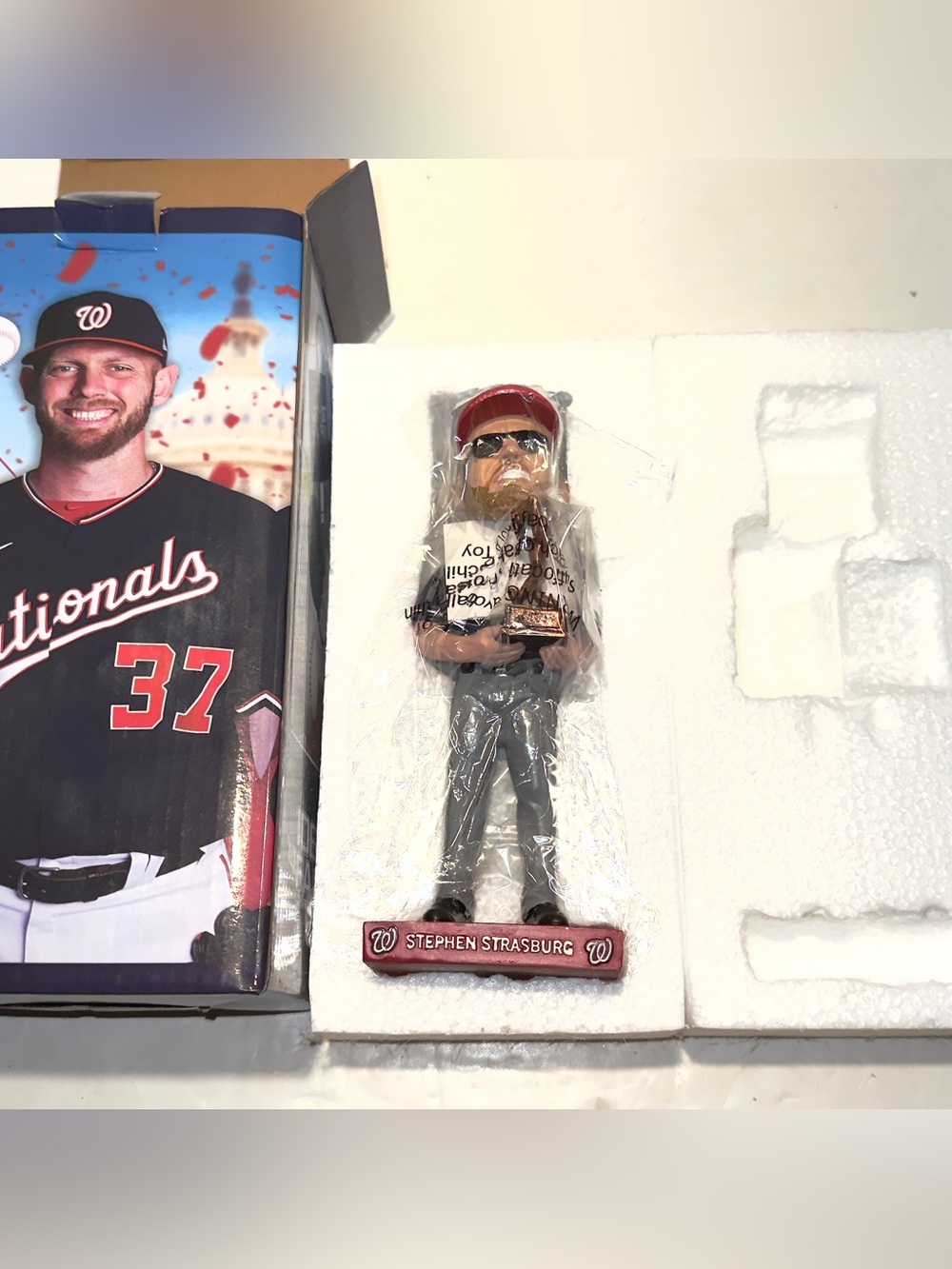 Stephen Strasburg "World Series MVP" Bobblehead - Washington Nationals SGA 2022